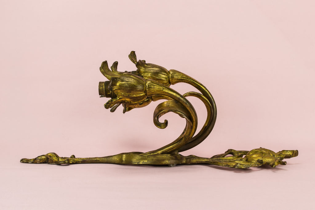 Art Nouveau candle sconce