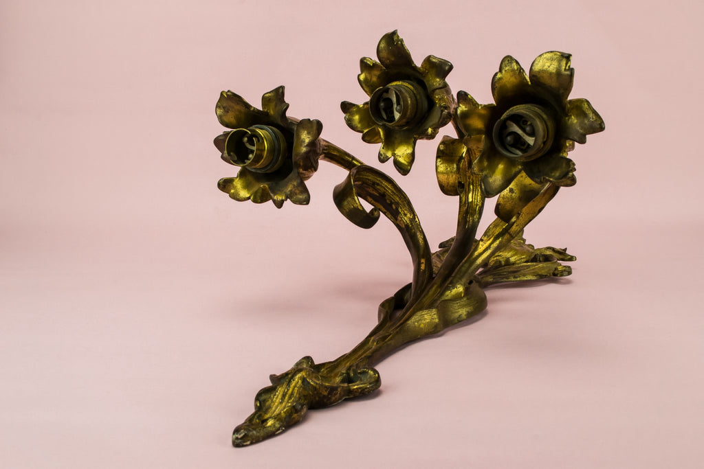 Art Nouveau candle sconce