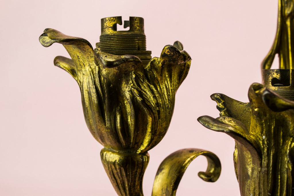 Art Nouveau candle sconce
