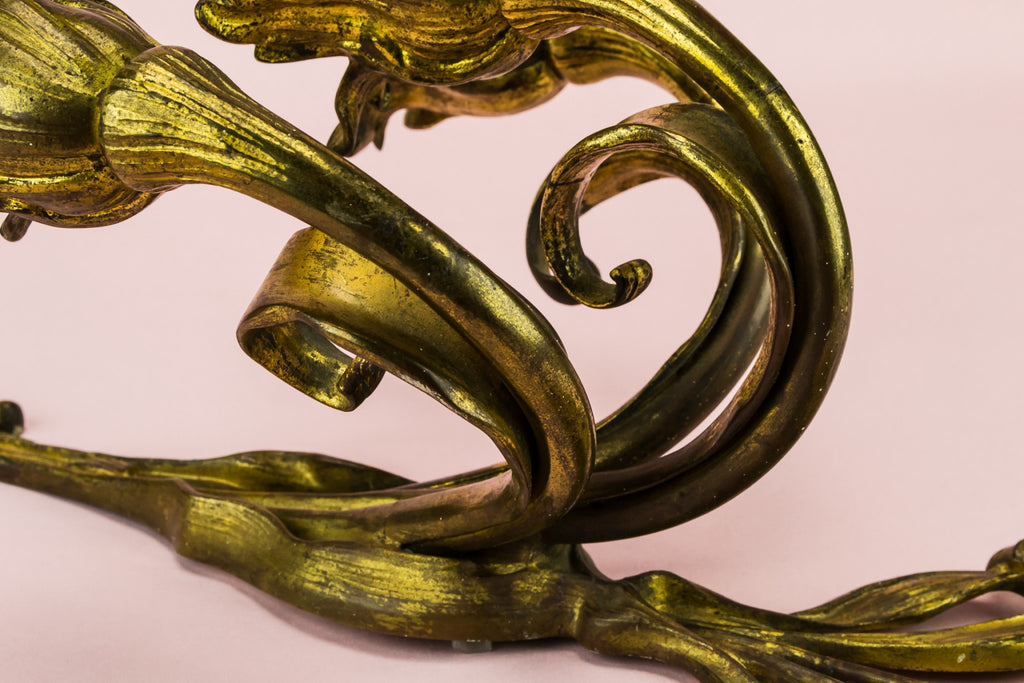Art Nouveau candle sconce