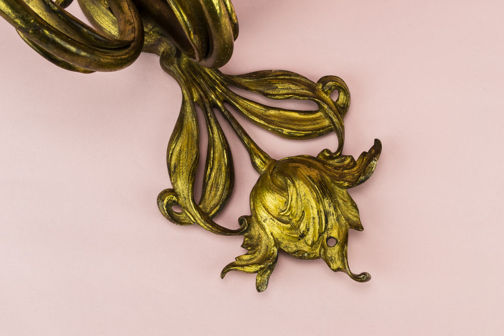 Art Nouveau candle sconce