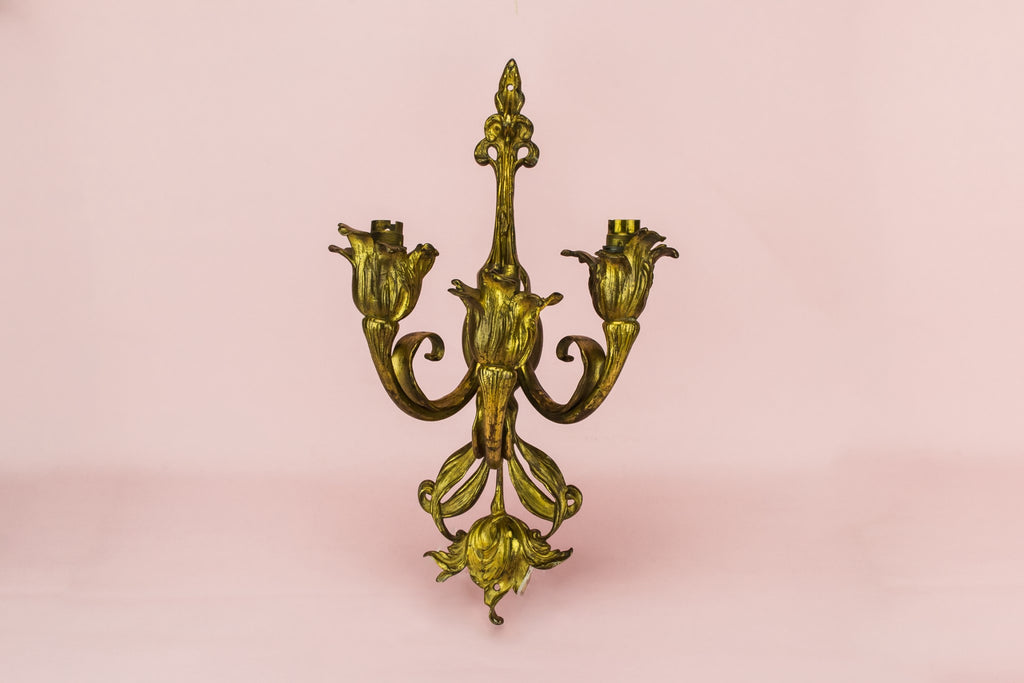 Art Nouveau candle sconce