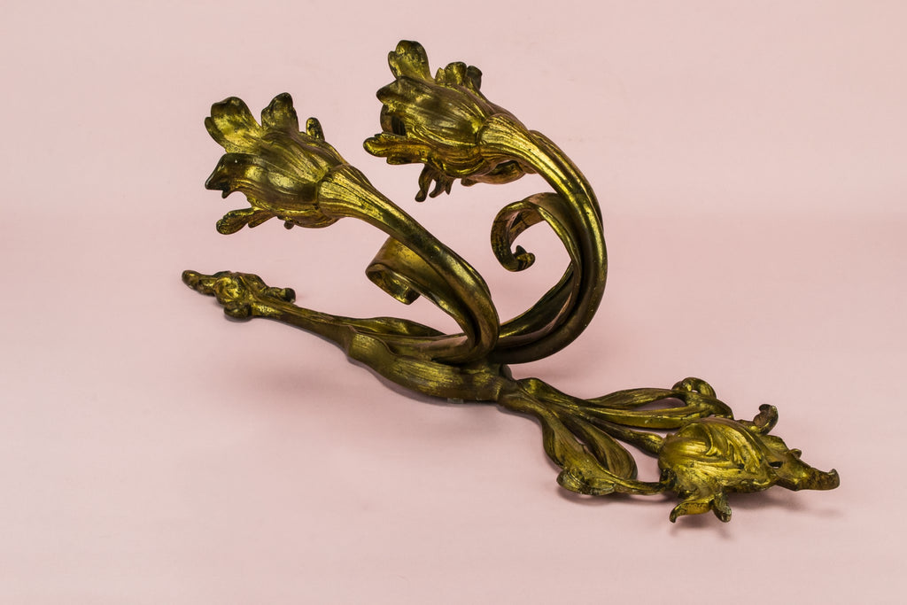 Art Nouveau candle sconce