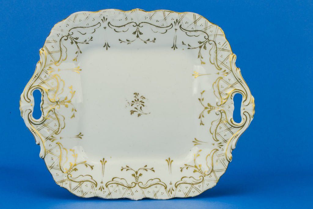 Gold and white tea set for 6
