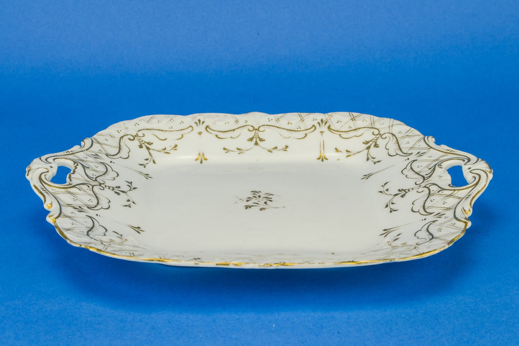 Gold and white tea set for 6