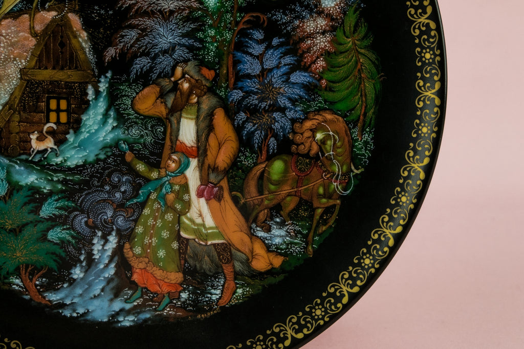 Russian fairy tale plate