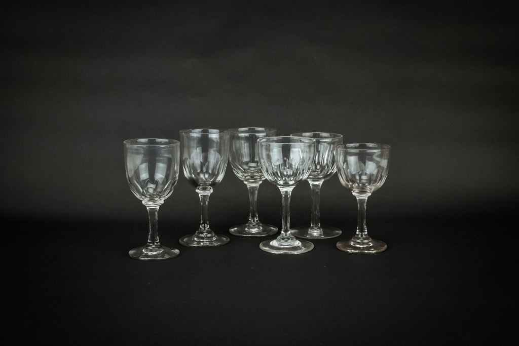 6 port and sherry glasses