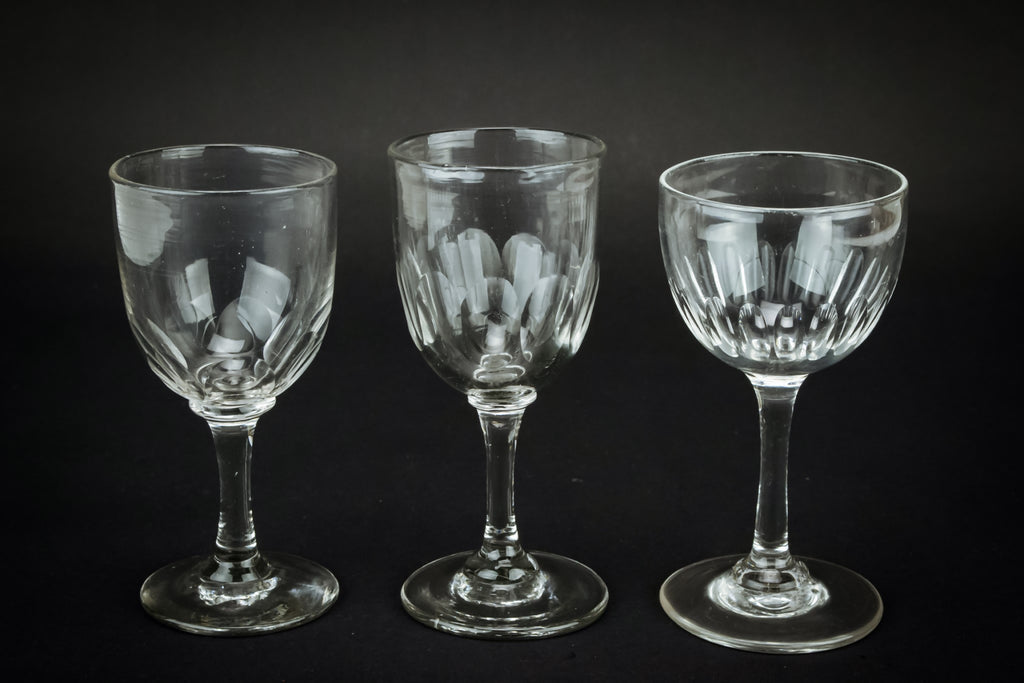 6 port and sherry glasses
