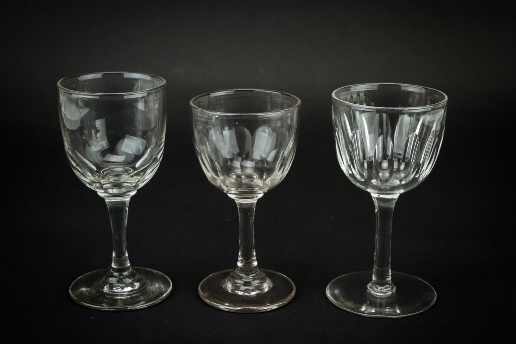 6 port and sherry glasses