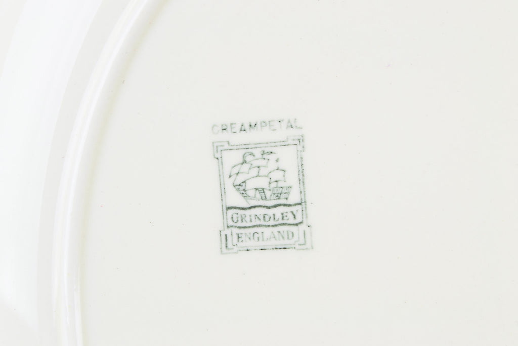 Small floral serving platter