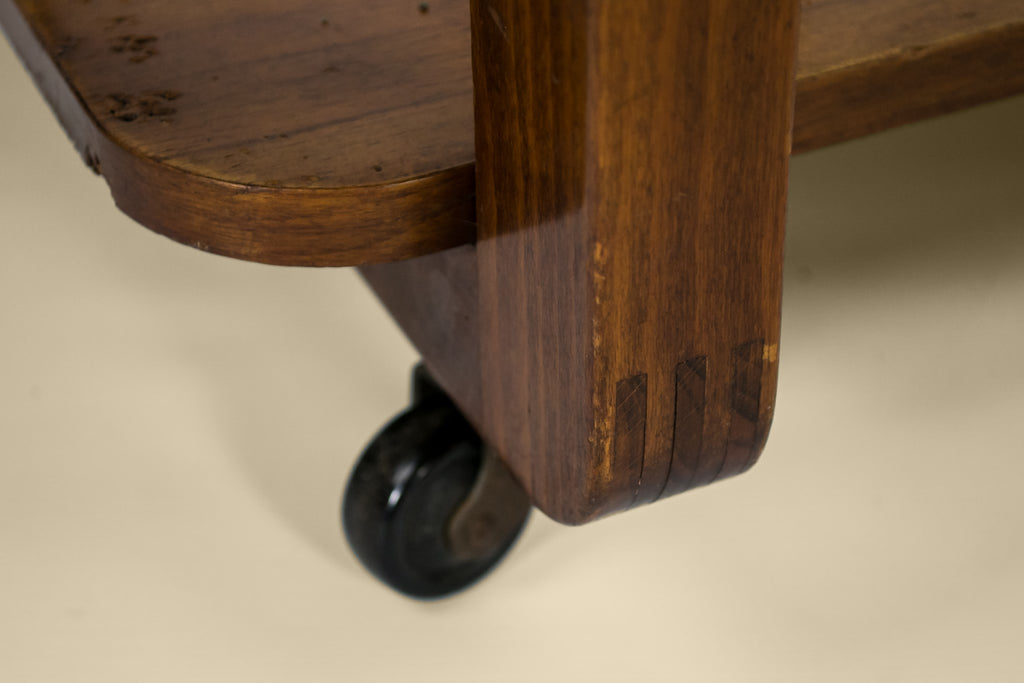 Modernist drinks trolley