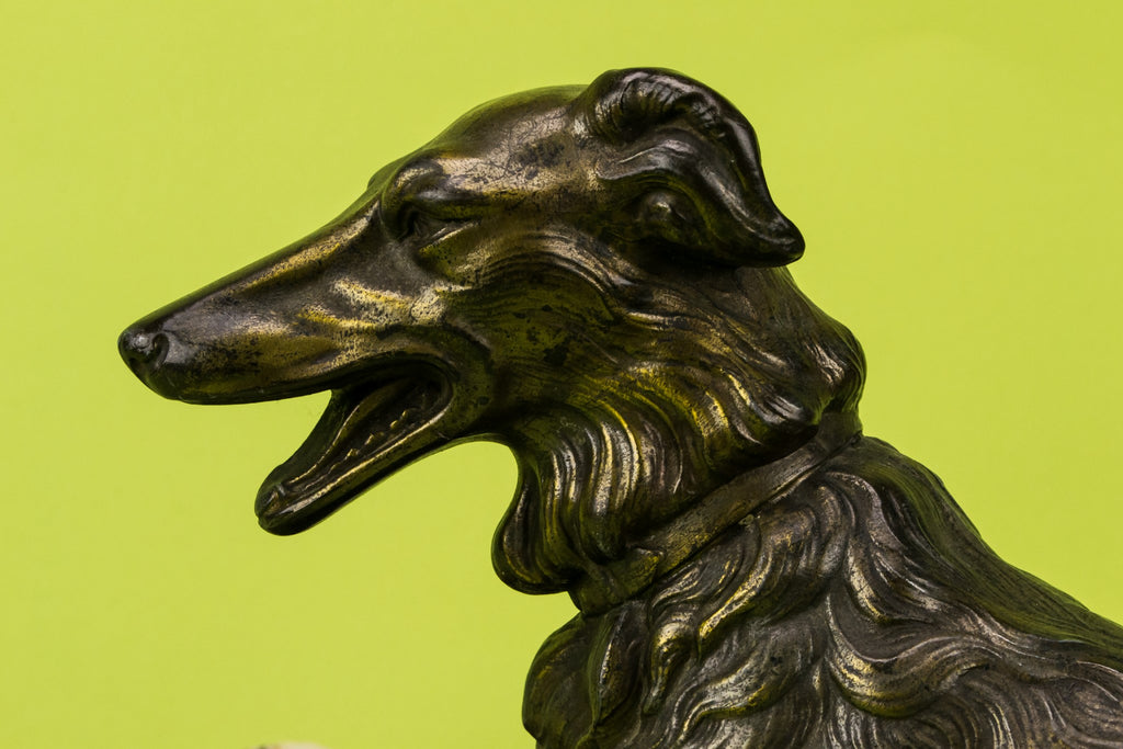 Art Deco dog sculpture
