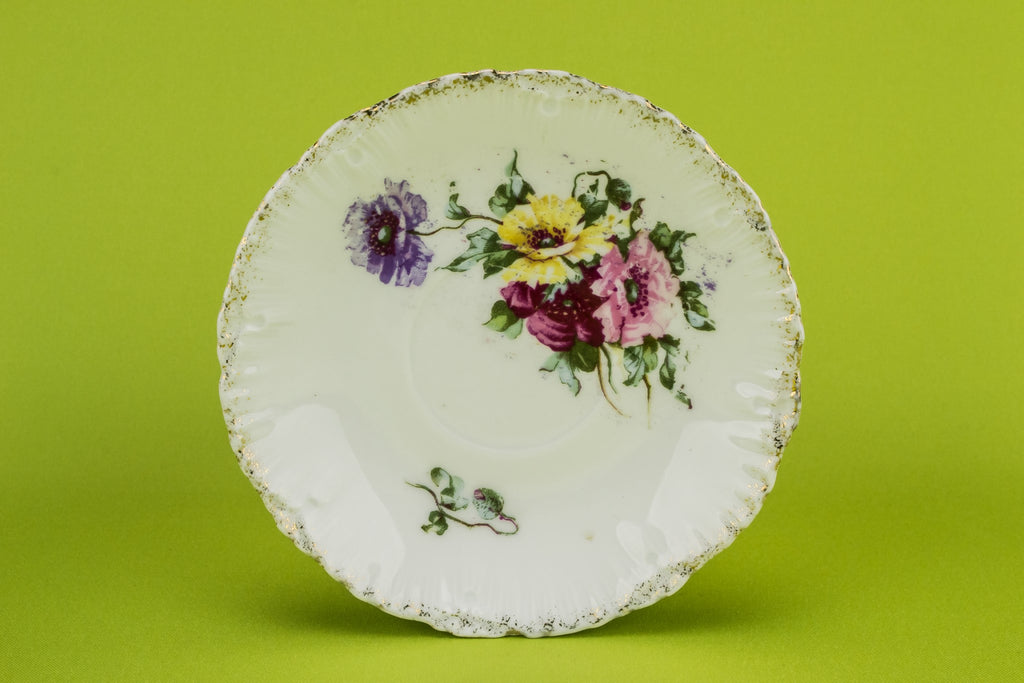 Floral coffee set for 3