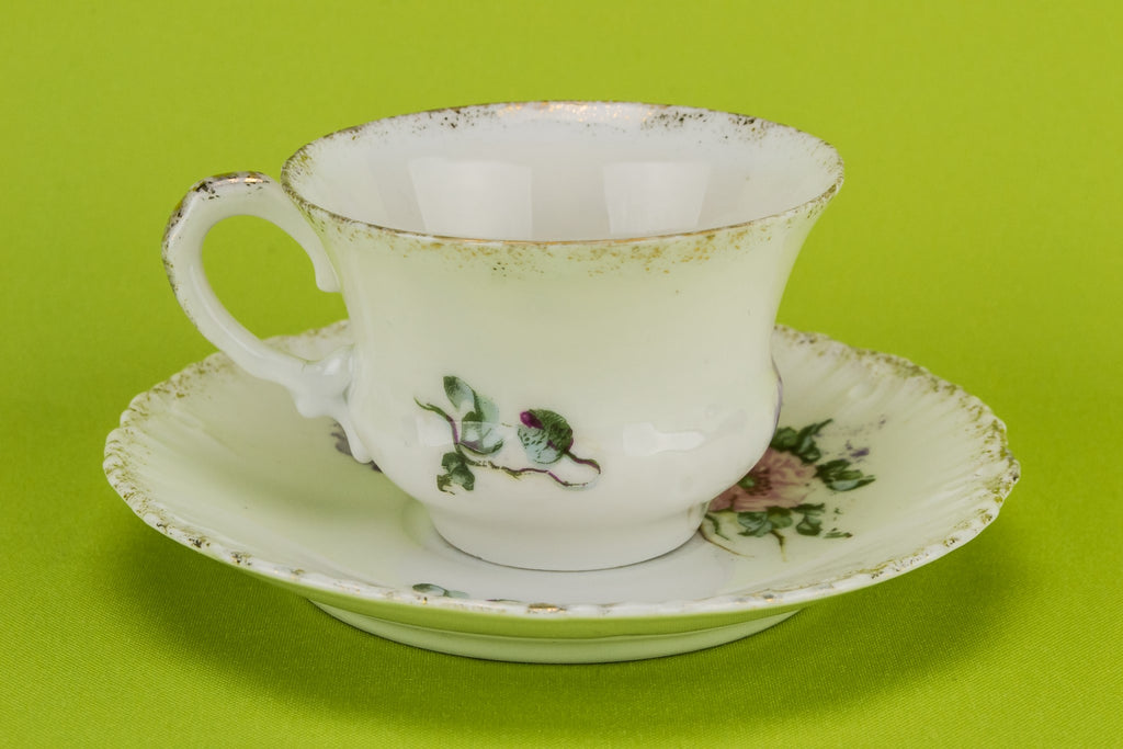 Floral coffee set for 3