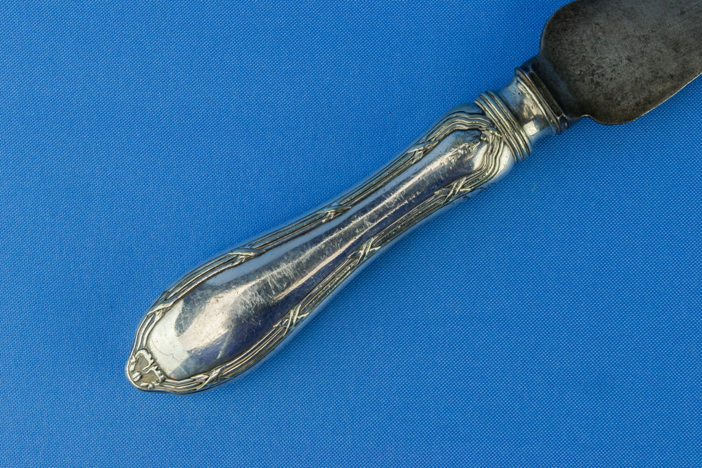Silver plated bread knife