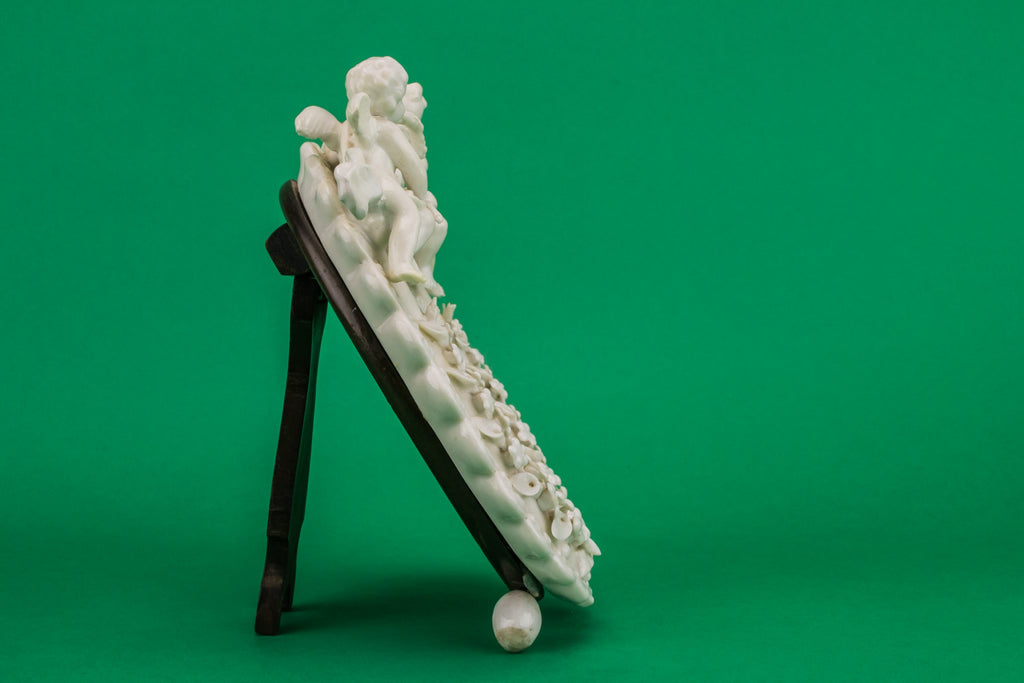 Small porcelain mirror
