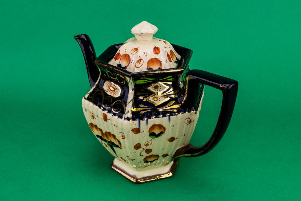 Large Gaudy Welsh teapot