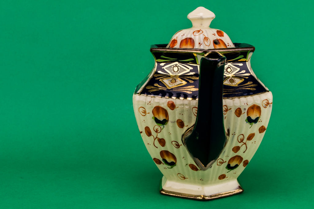 Large Gaudy Welsh teapot