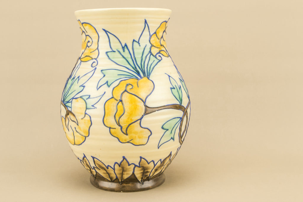 Large floral water jug