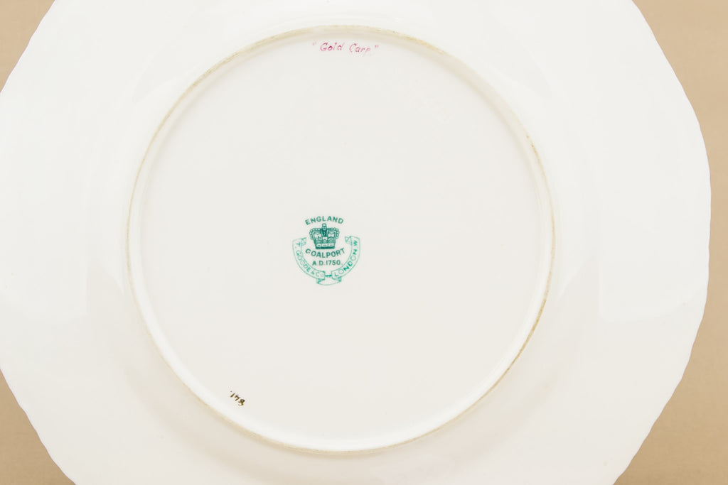 Painted dessert plate