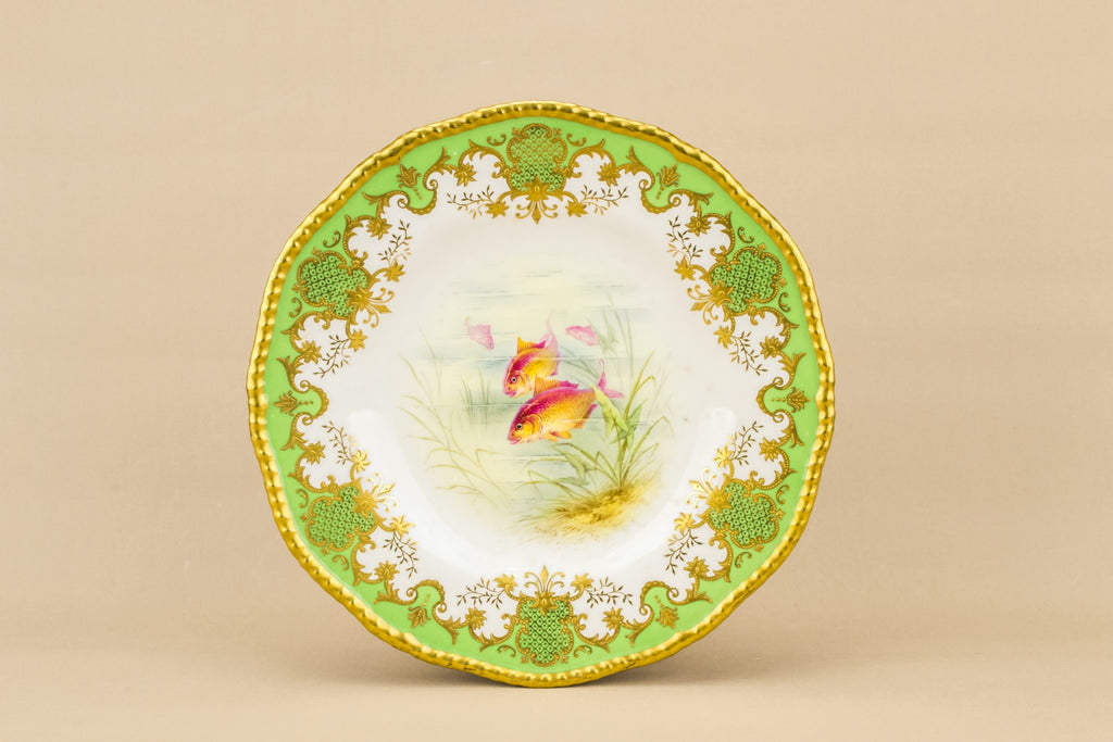 Painted dessert plate