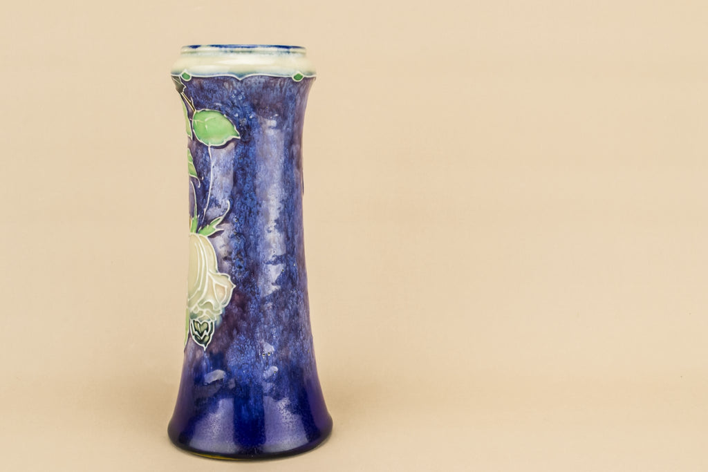 Royal Doulton blue vase