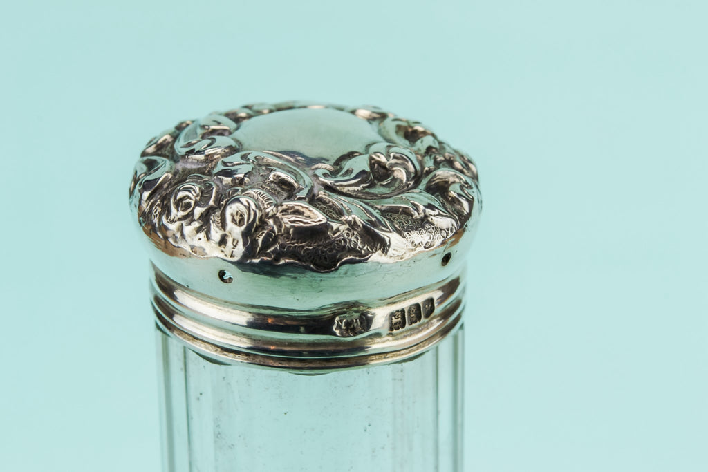 Dressing table silver flask