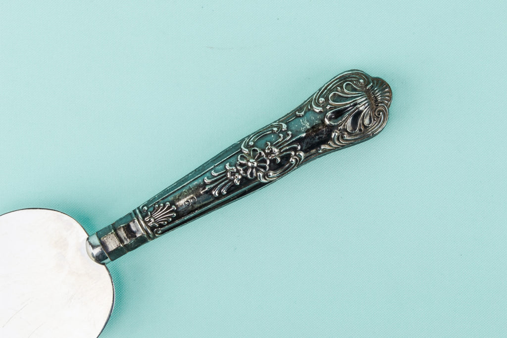 Silver cake server