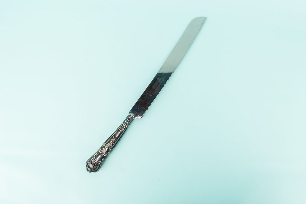 Silver bread knife