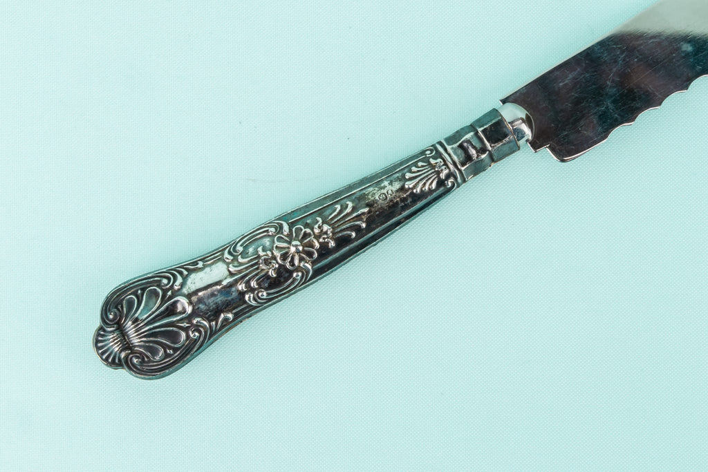 Silver bread knife
