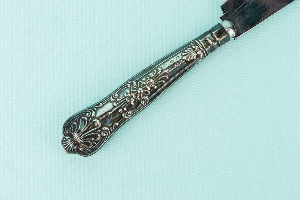 Silver bread knife