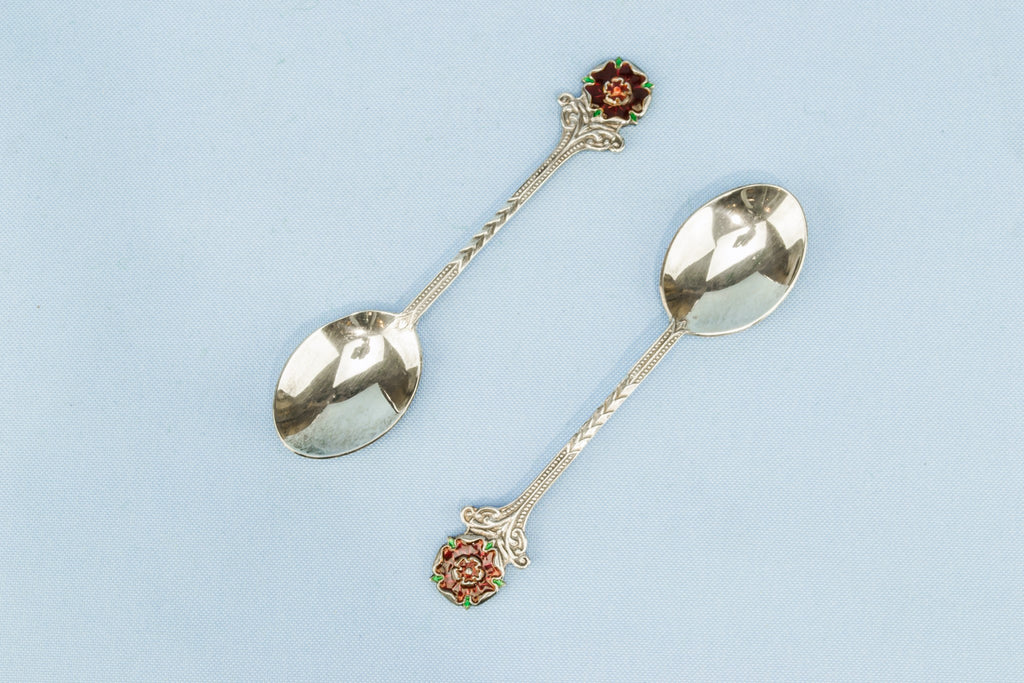 6 silver coffee spoons