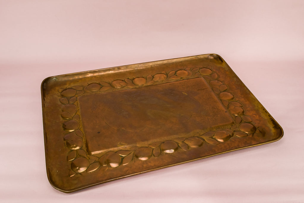 Arts & Crafts copper tray