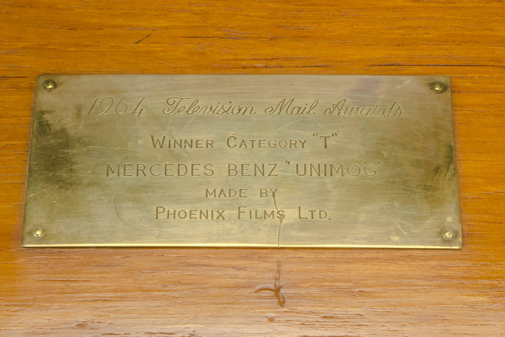 TV awards plaque