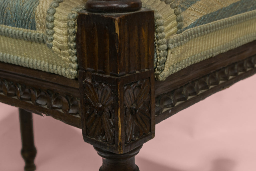 Carved piano stool