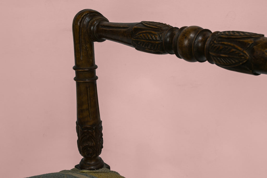 Carved piano stool