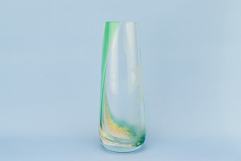 Caithness glass vase
