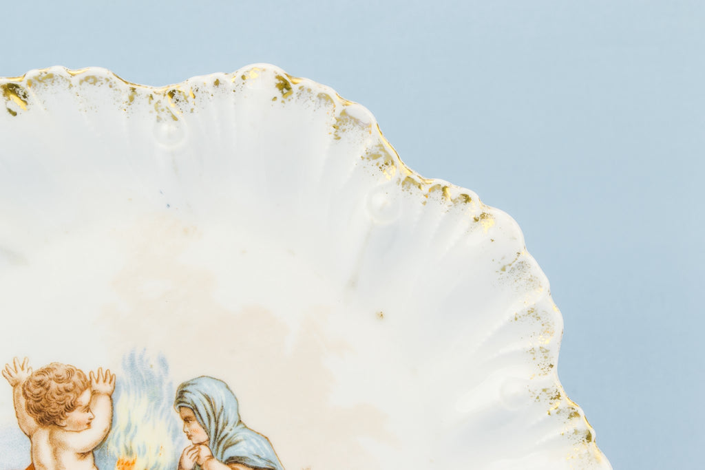 4 baby dessert plates