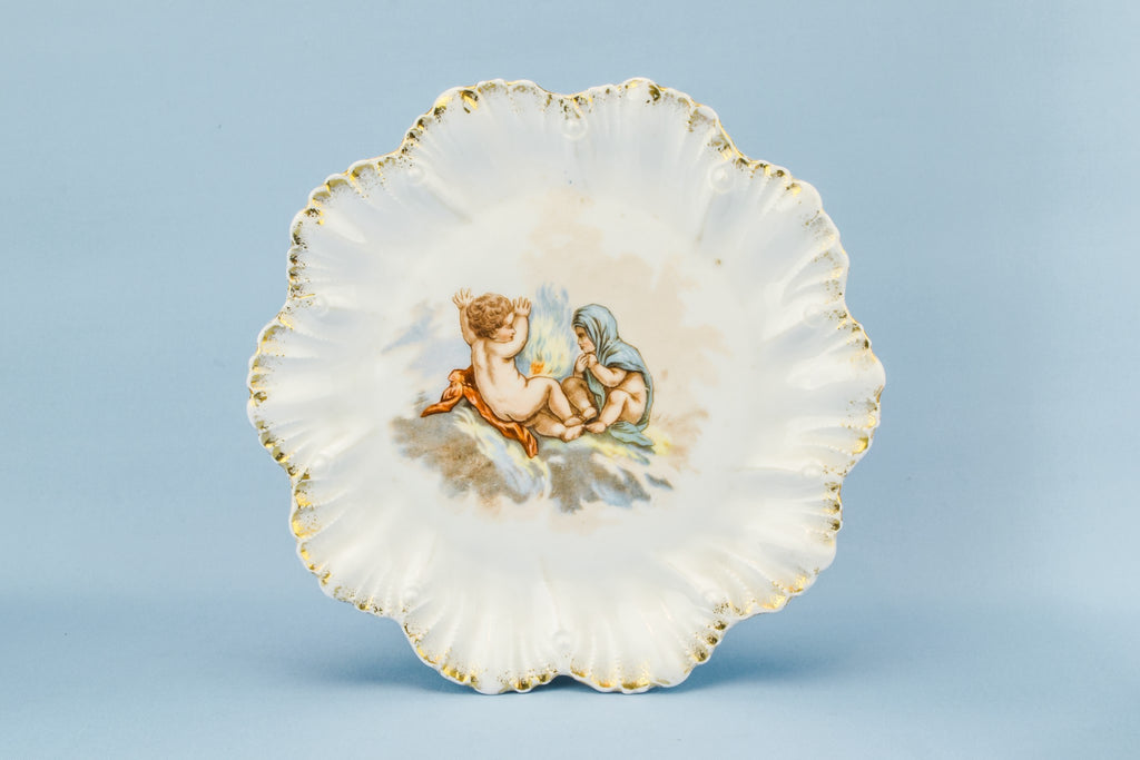 4 baby dessert plates