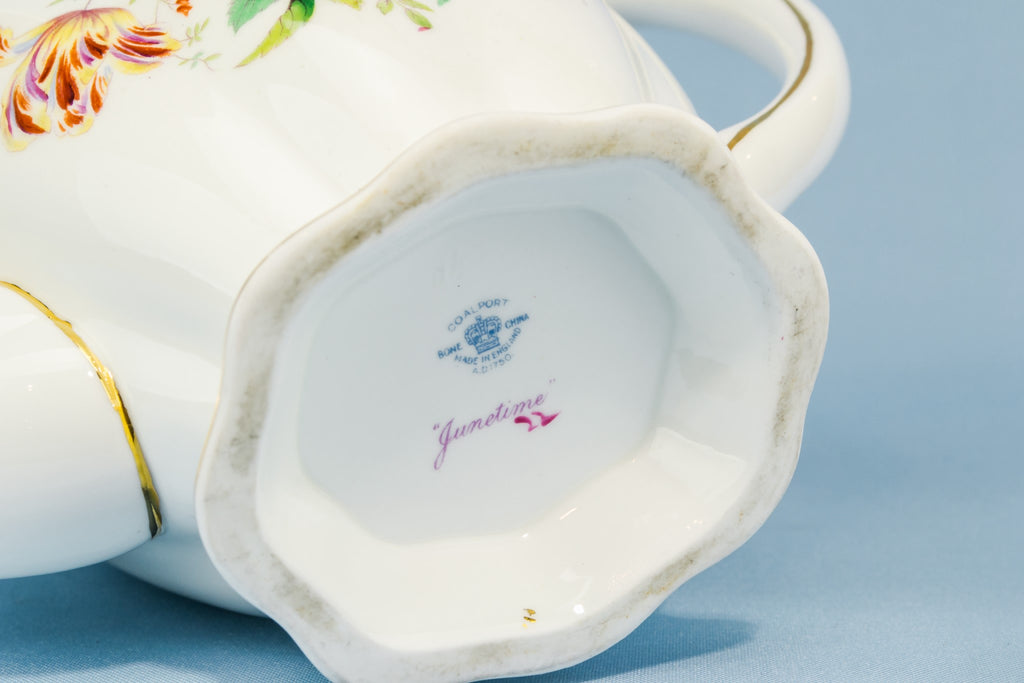 Coalport floral coffee pot