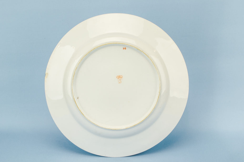 Floral porcelain plate