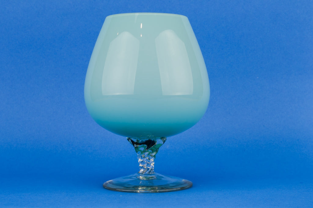Milky glass decorative bowl
