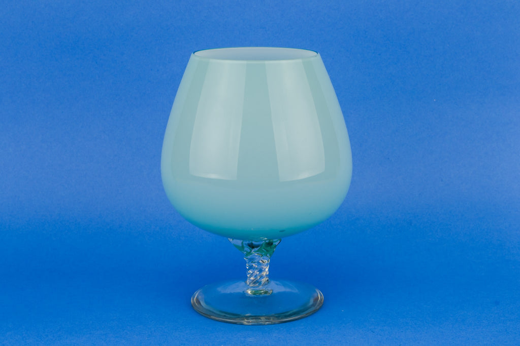 Milky glass decorative bowl