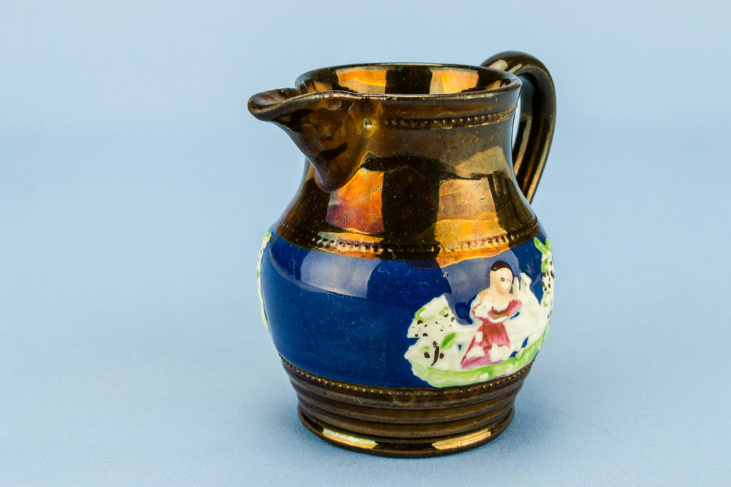 Small lustre milk jug