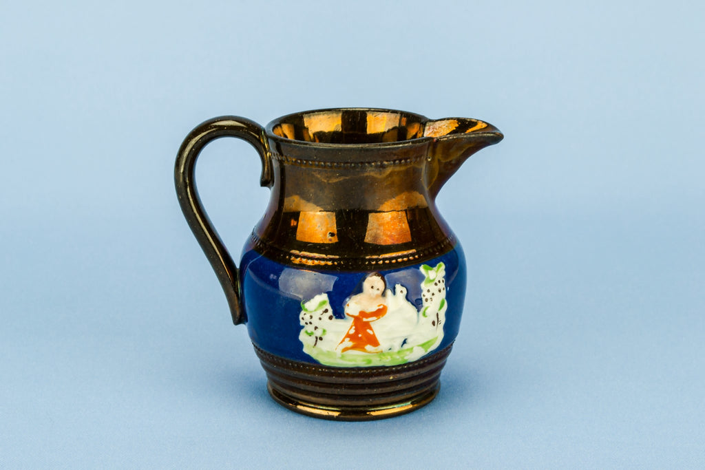Small lustre milk jug