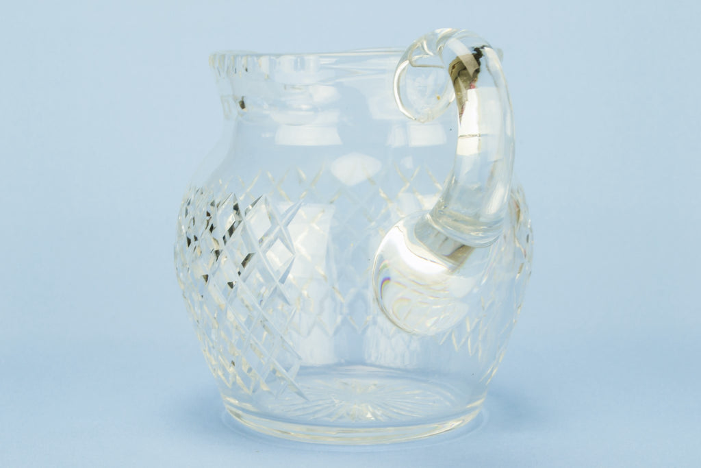 Classical glass water jug