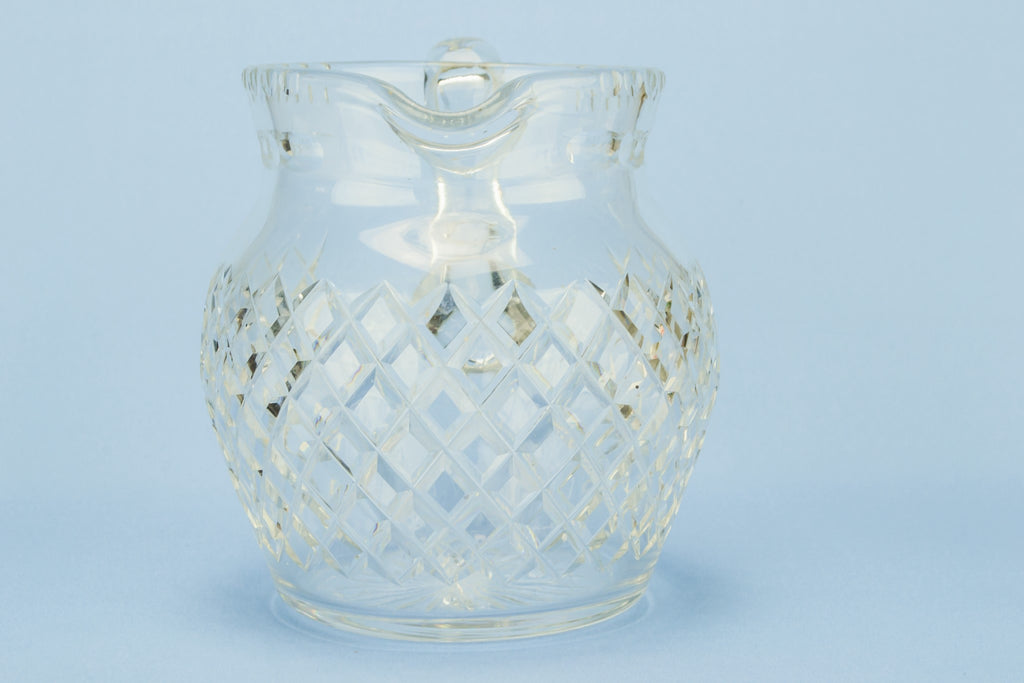 Classical glass water jug