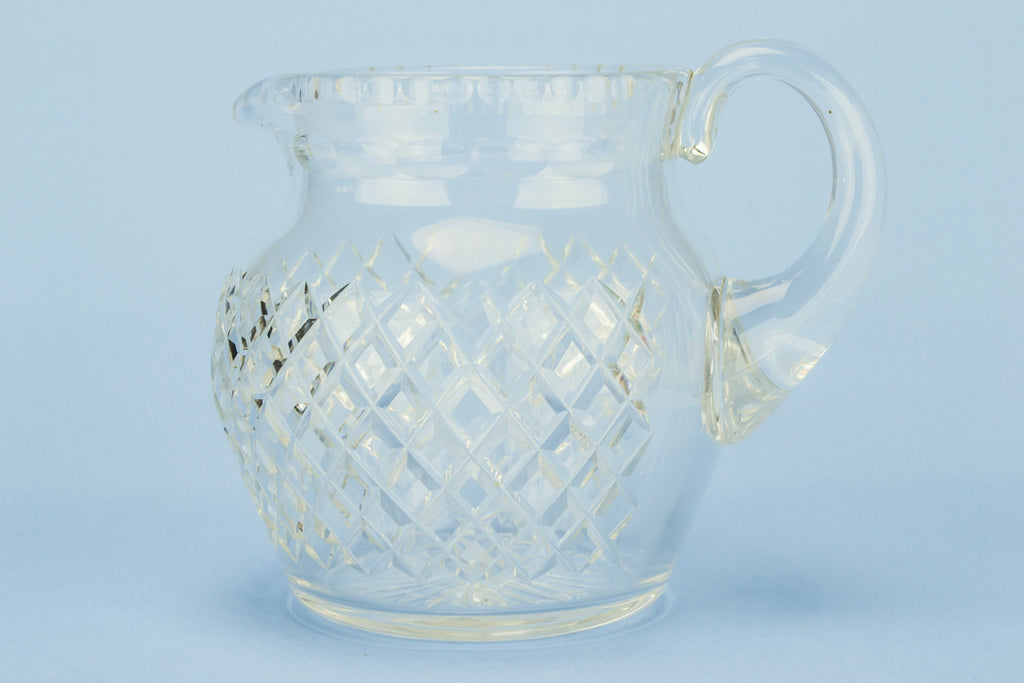Classical glass water jug