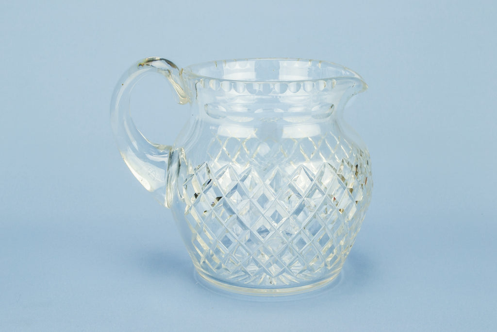 Classical glass water jug