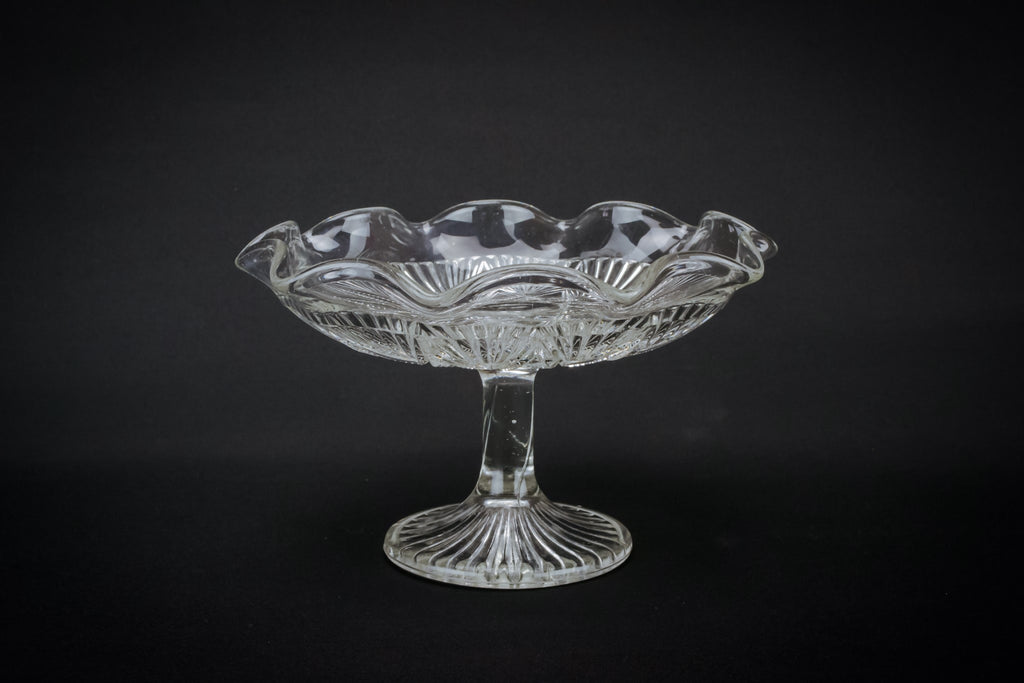Glass stem bowl